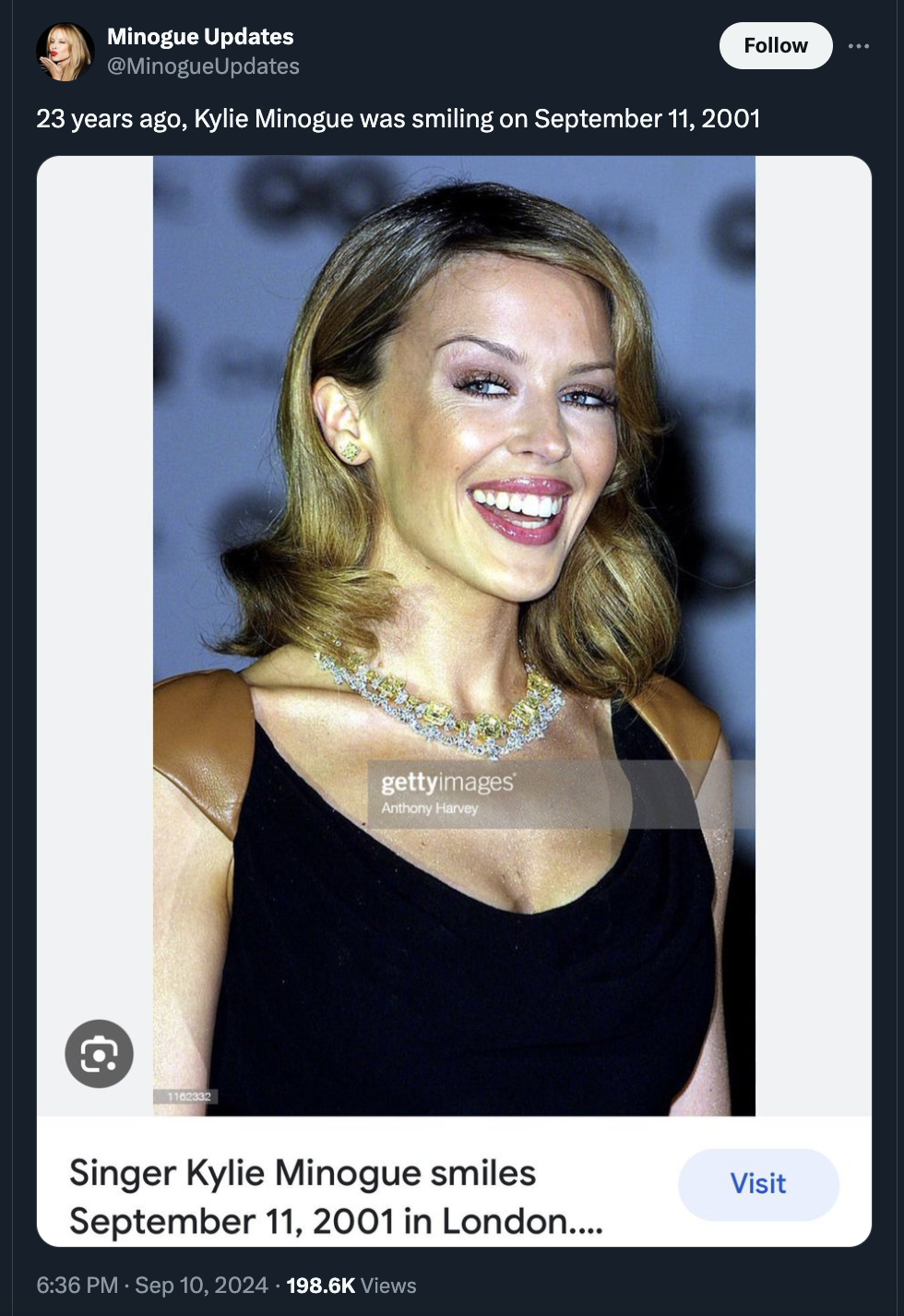 premiere - Minogue Updates MinogueUpdates 23 years ago, Kylie Minogue was smiling on gettyimages Singer Kylie Minogue smiles in London..... Views Visit